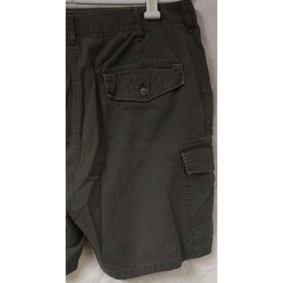 FieldMaster Men Size 34 Green Cargo Khaki Hike Fish Outdoor Shorts 8" Inseam - Picture 6 of 7